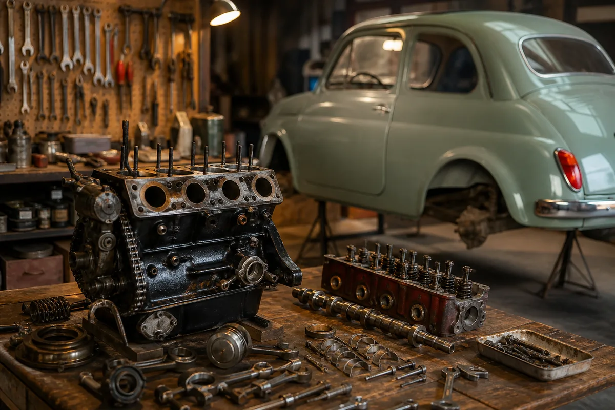 Rénover le moteur d'une Austin Mini : le chantier pas à pas