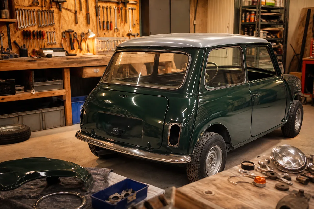 Restauration d'une Mini Austin : par où commencer et dans quel ordre