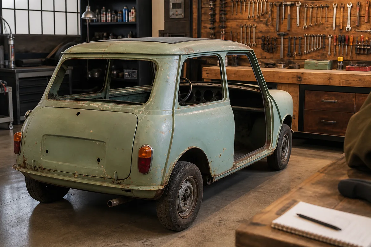 Mini Austin à restaurer : où chercher et comment évaluer l'épave